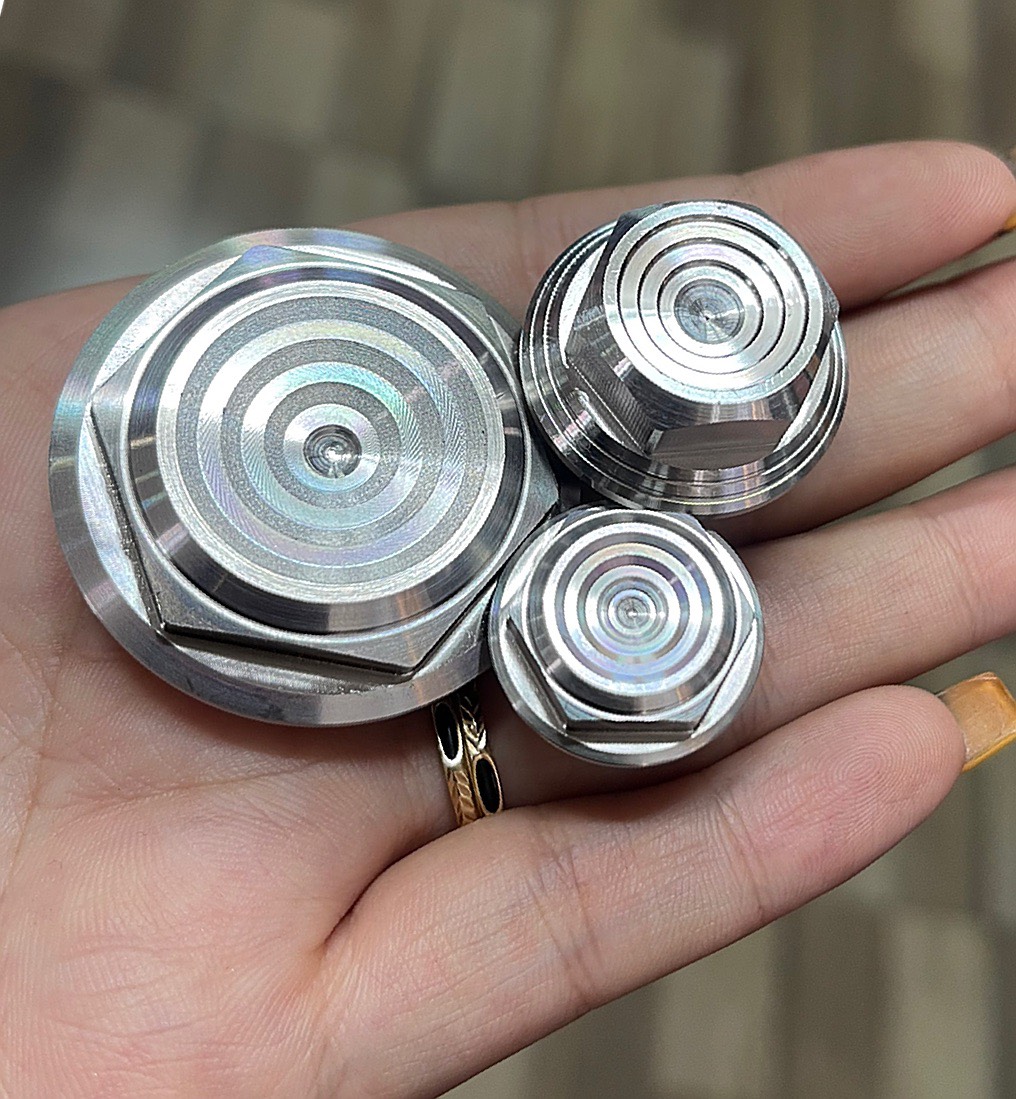 Set mâm lửa + nắp nhớt salaya inox 304 cho các dòng xe honda