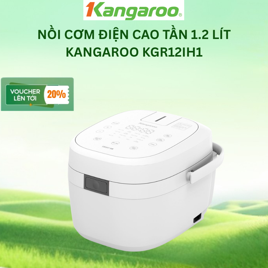 [Giá xả kho] Nồi cơm điện cao tần 1.2 lít Kangaroo KGR12IH1 - Hàng chính hãng