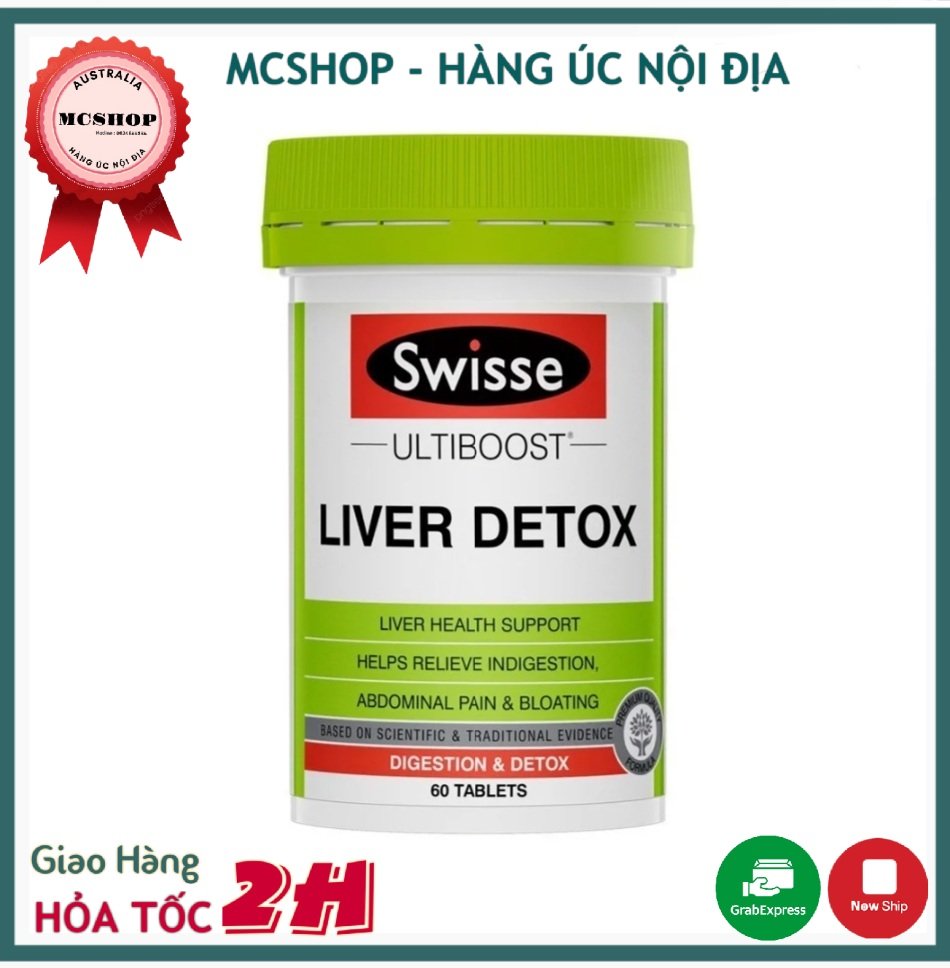 Giải độc gan swisse ultiboost liver detox 60/125/200 viên - 200 viên