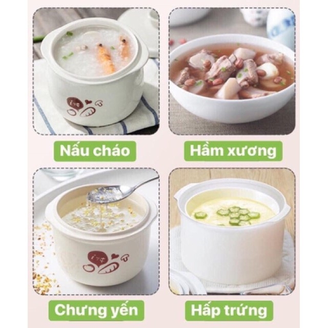 Nồi nấu cháo đa năng cho bé bear 0,8l