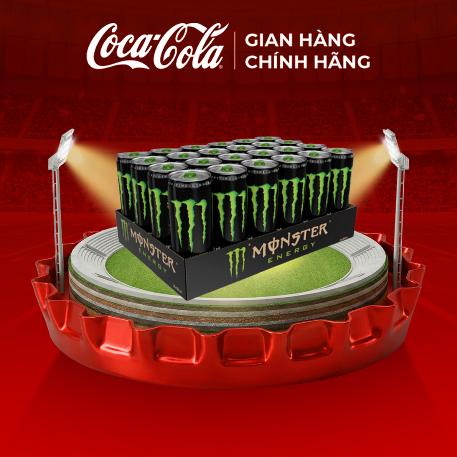[SIÊU SALE ] Lốc 24 Lon Nước Tăng Lực Giải Khát Monster Energy 355ml/Lon Sale 25.4 Coca-Cola Chính Hãng_LD
