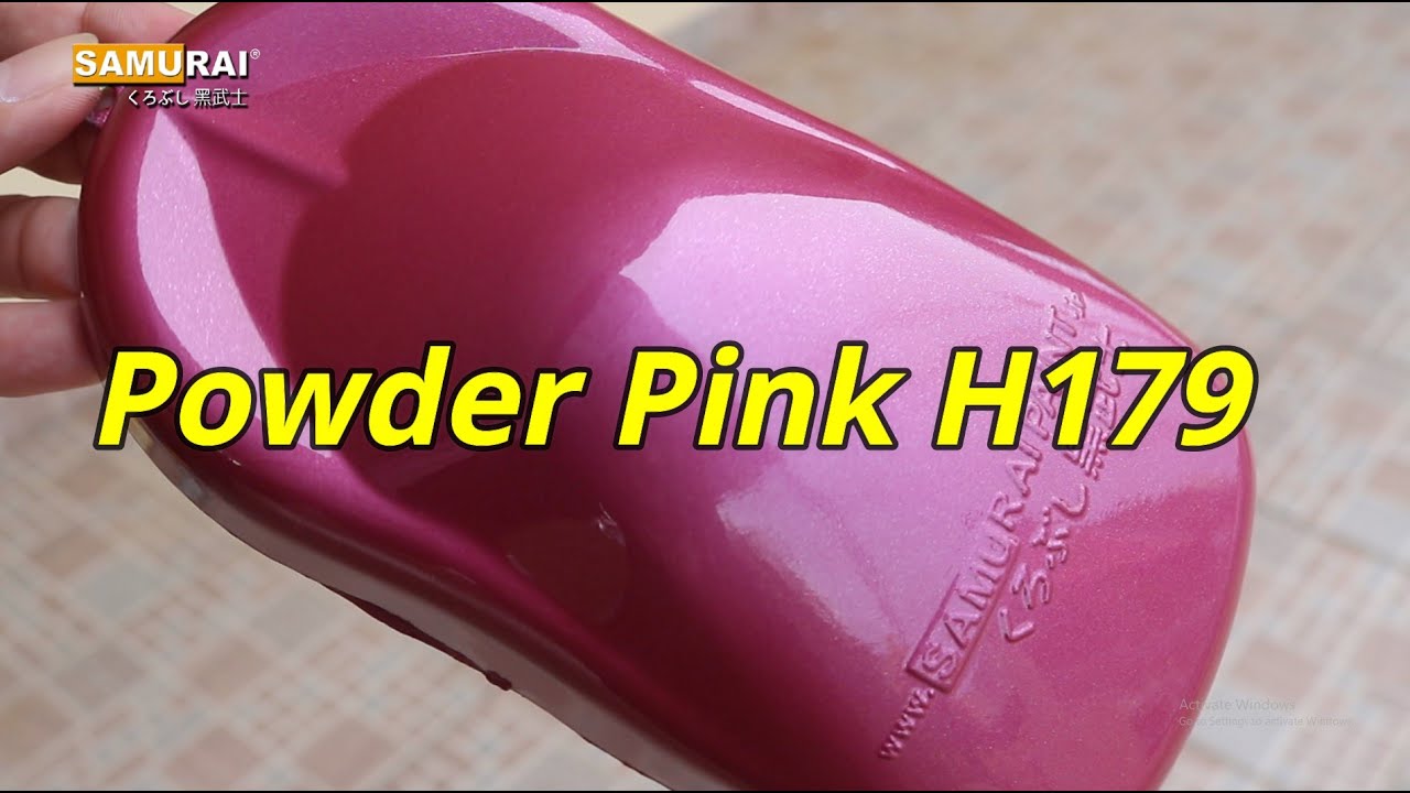 Sơn xịt Samurai màu Hống Phấn - H179 (400ml) (có khả năng kháng xăng A92, A95)