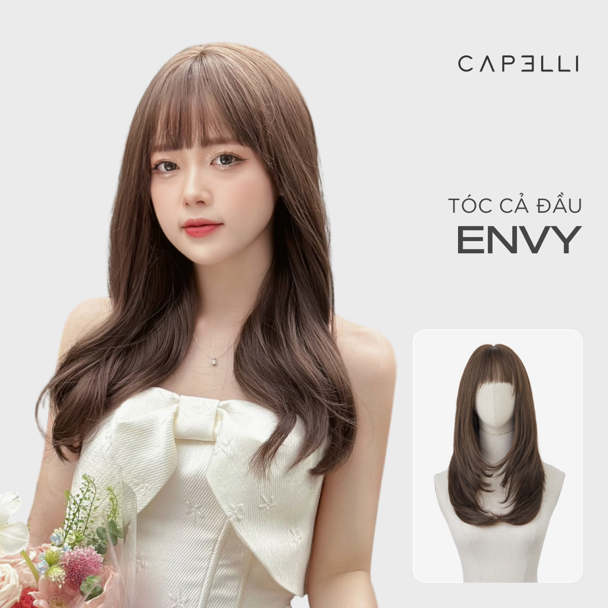 Tóc cả đầu capelli envy wig