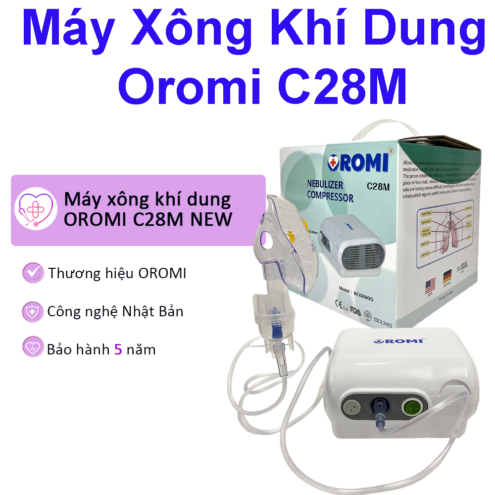 Máy Xông Khí Dung OROMI C28M -Hàng Chính Hãng , Bảo Hành 3 Năm