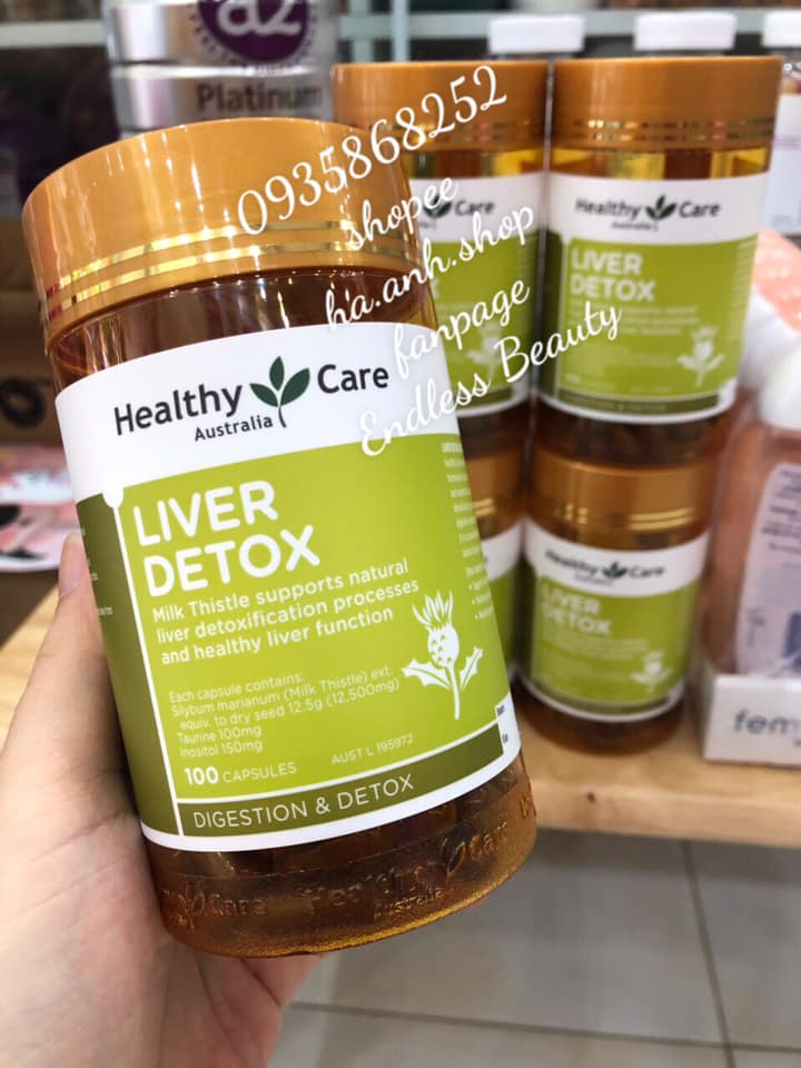 Liver Detox Healthy Care 100 viên