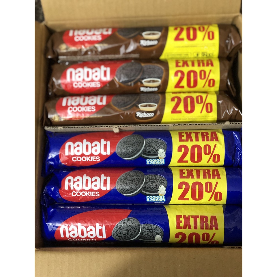 Bánh quy nhân kem vani nabati 133gr