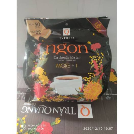 Cà phê sữa Ngon Trần Quang bịch lớn 60 gói