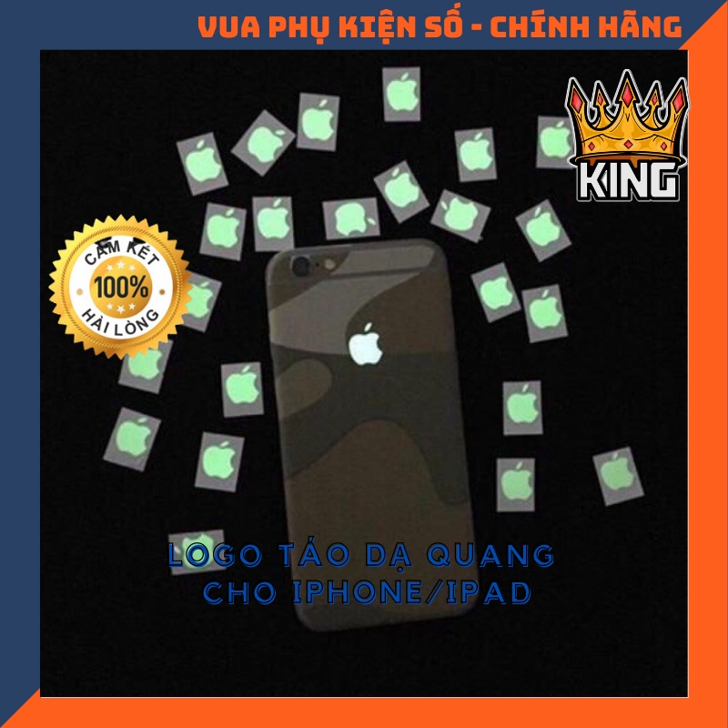 Logo táo dạ quang phát sáng cho iphone 4-5-6-7-8-x - độc đẹp giá rẻ