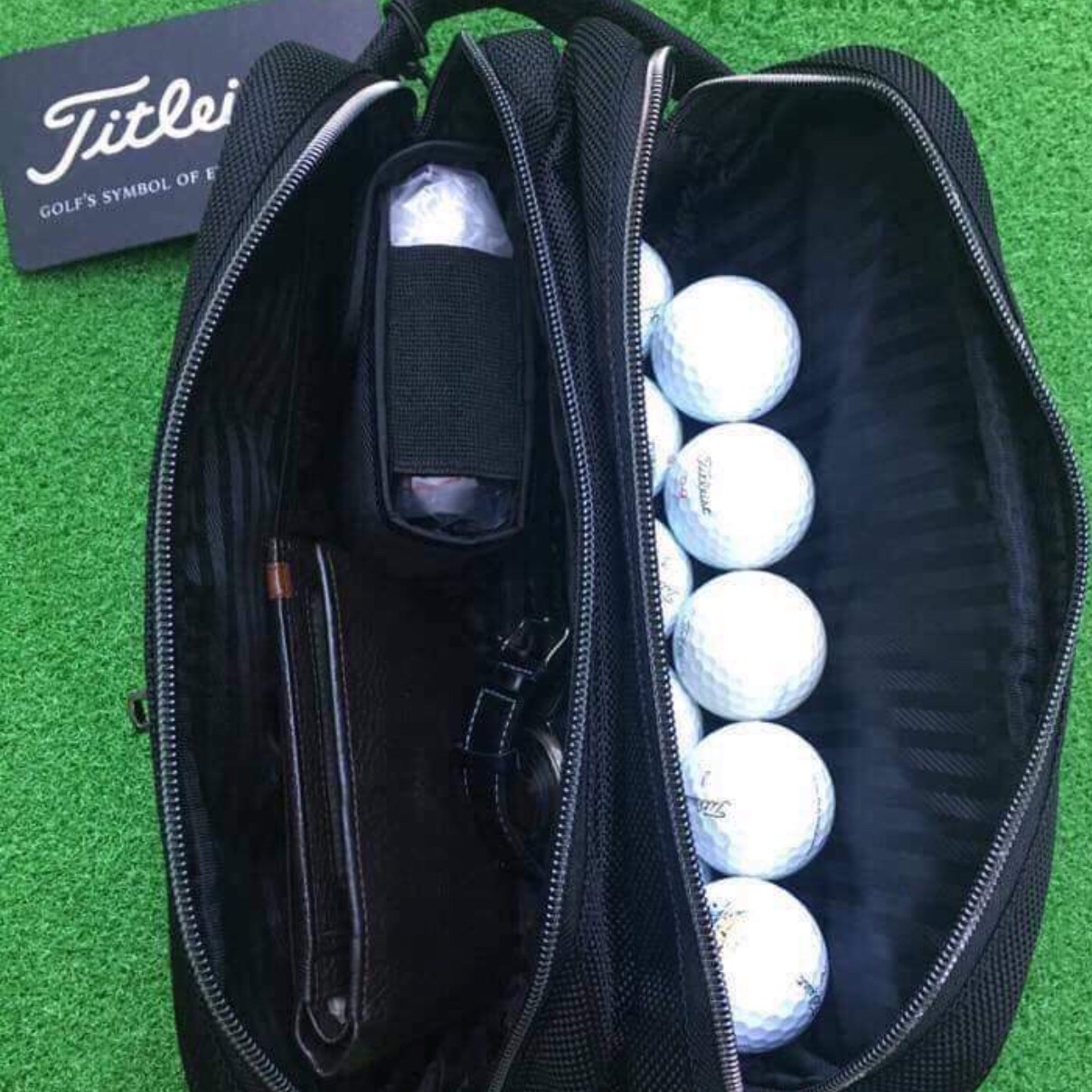 Túi cầm tay golf TL hai ngăn