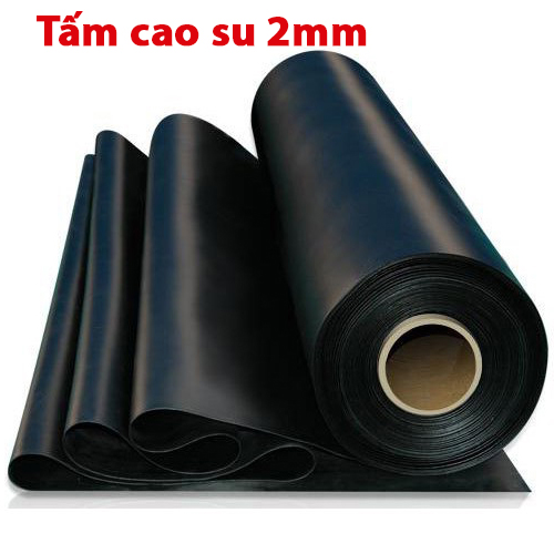 Tấm cao su dày 2mm giảm chấn, chịu lực, chịu nhiệt độ cao, chống trơn trượt, chống rung, chịu dầu, chống cháy,  cách âm dùng để lót sàn làm gioăng giá nhà sản xuất, cuộn cao su tấm giá rẻ - Sứa Closet