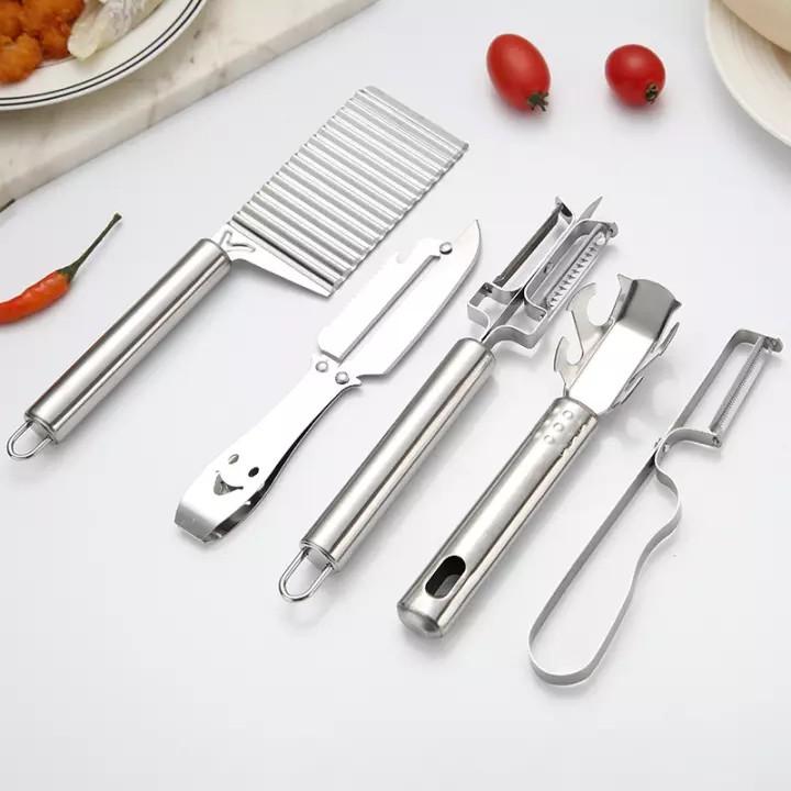 Bộ 5 dao bào cắt gọt rau củ quả 5 chi tiết bằng inox siêu bền cao cấp