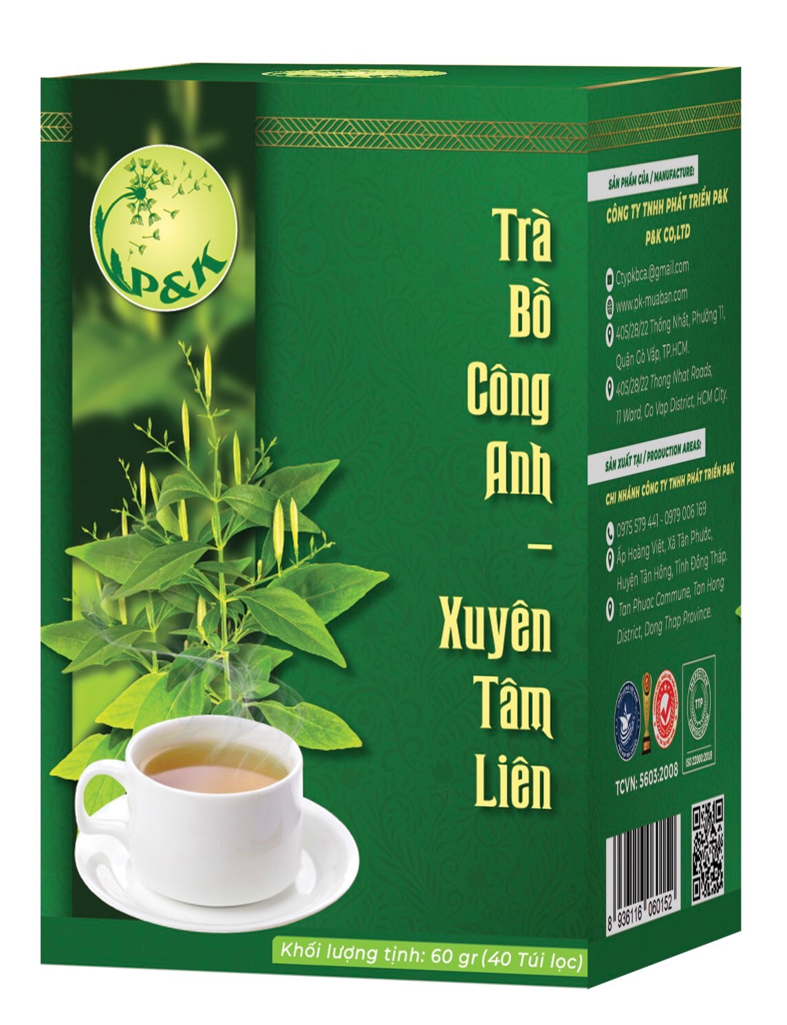 Trà Xuyên Tâm Liên - Bồ Công Anh, tăng sức đề kháng, sự lựa chọn cho sức khỏe giá tốt tại Bách hóa Lan tỏa yêu thương