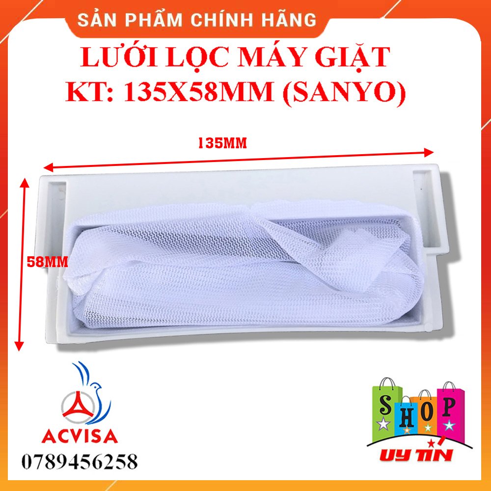 Lưới lọc máy giặt Sanyo (3 loại kích thước)