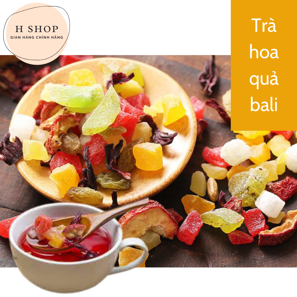 Trà hoa quả bali chai 200g loại 1