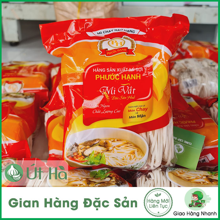 Bánh Canh Khô Huế - Mì Vắt Phước Hạnh Bịch 500gr Sợi Mì Thơm Ngon Dai Không Bở - Út Hà Đặc Sản