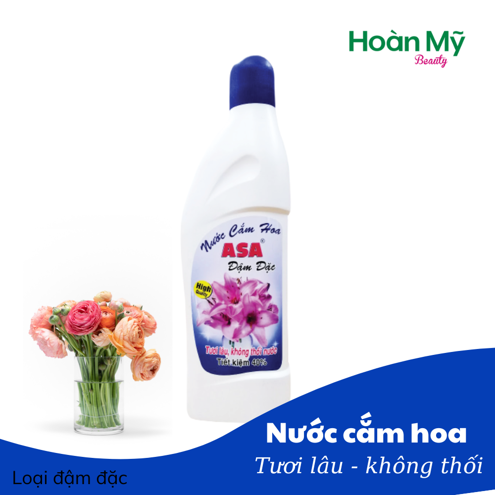 HCMNước cắm hoa ASA đậm đặc gấp 2 lần - Giữ hoa tươi lâu, nước không thối