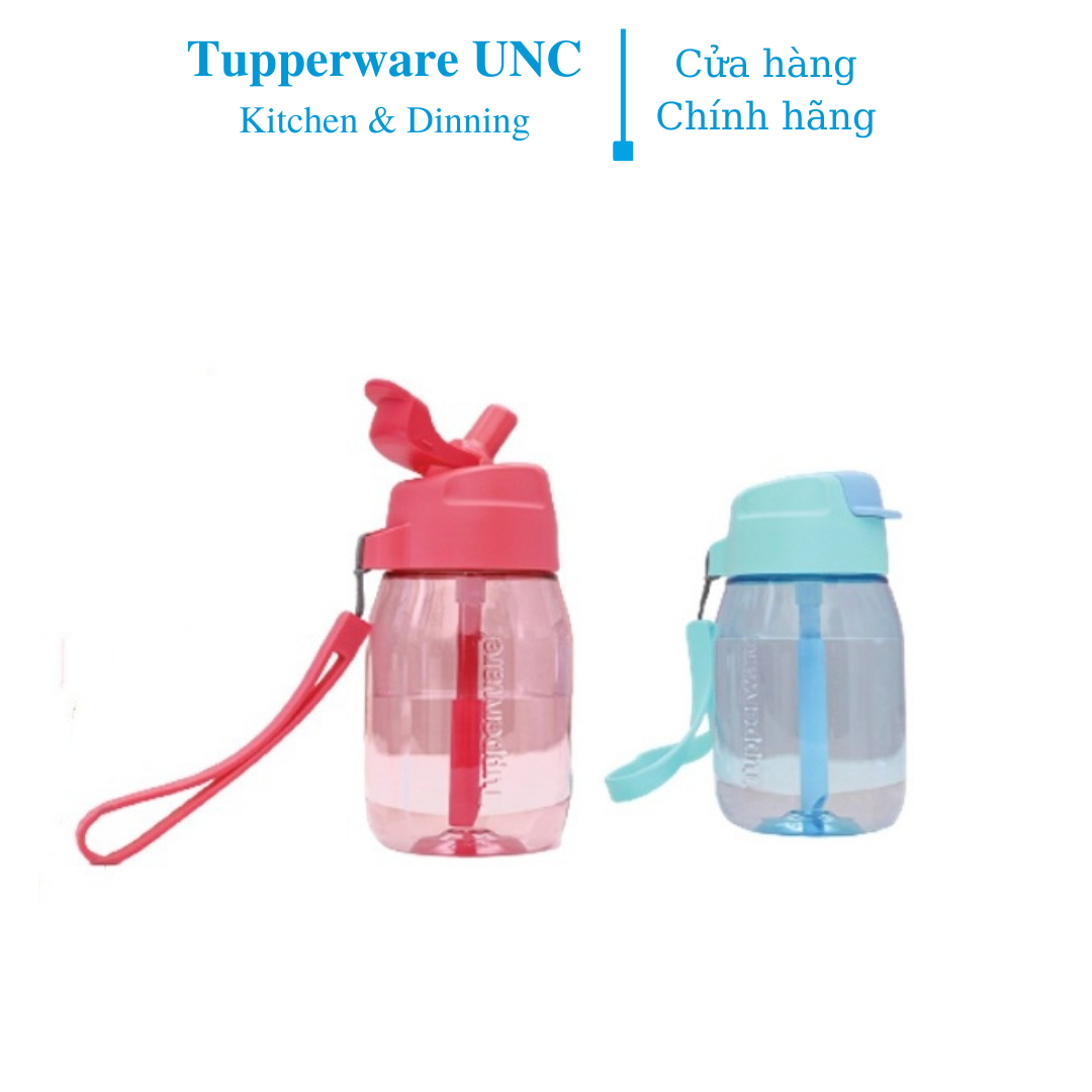 Bình nước mini Tupperware Lohas with Straw 350ml