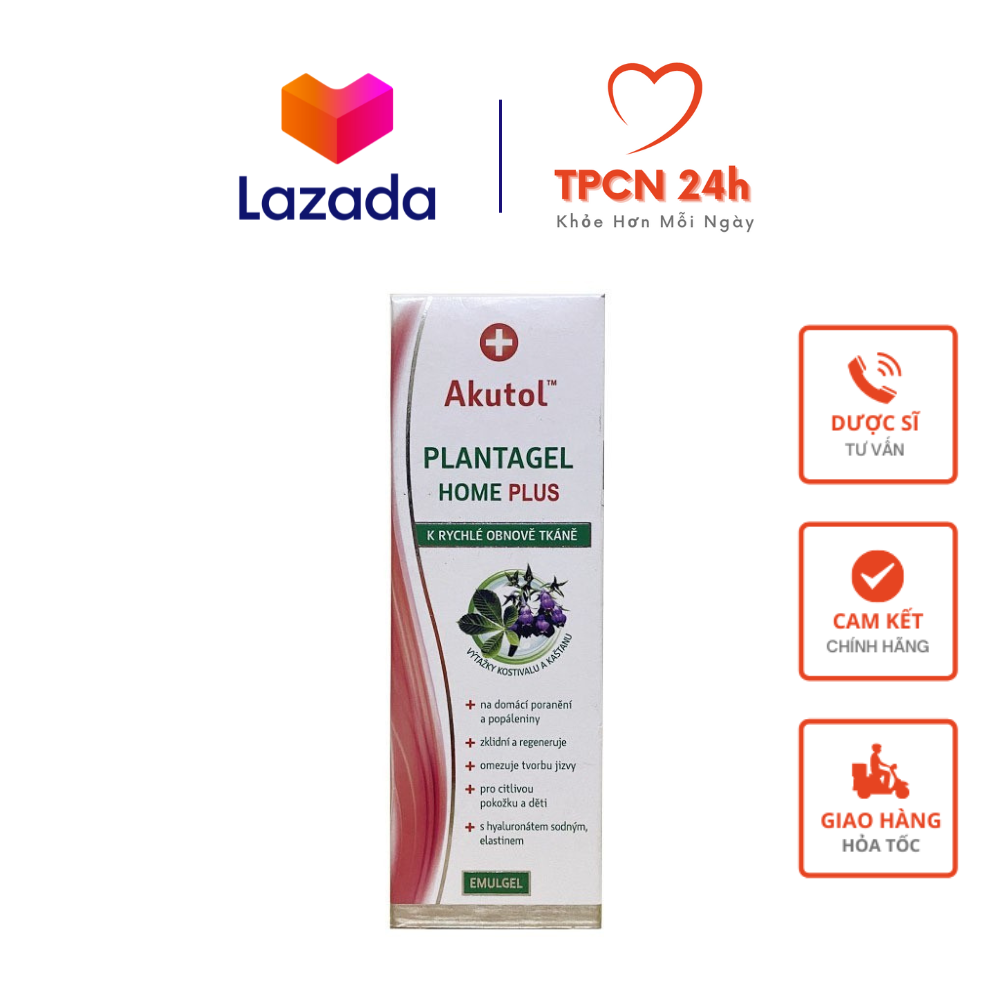 Akutol plantagel Home plus - Gel hỗ trợ điều trị sẹo