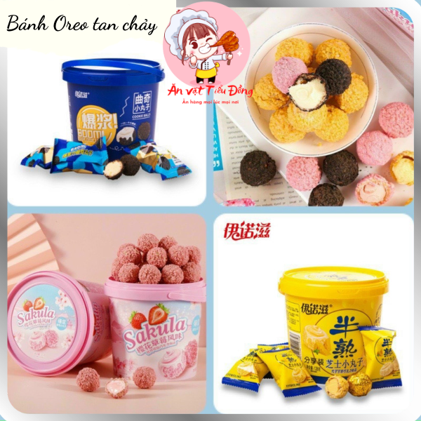 Xô Bánh oreo nhân kem tan chảy