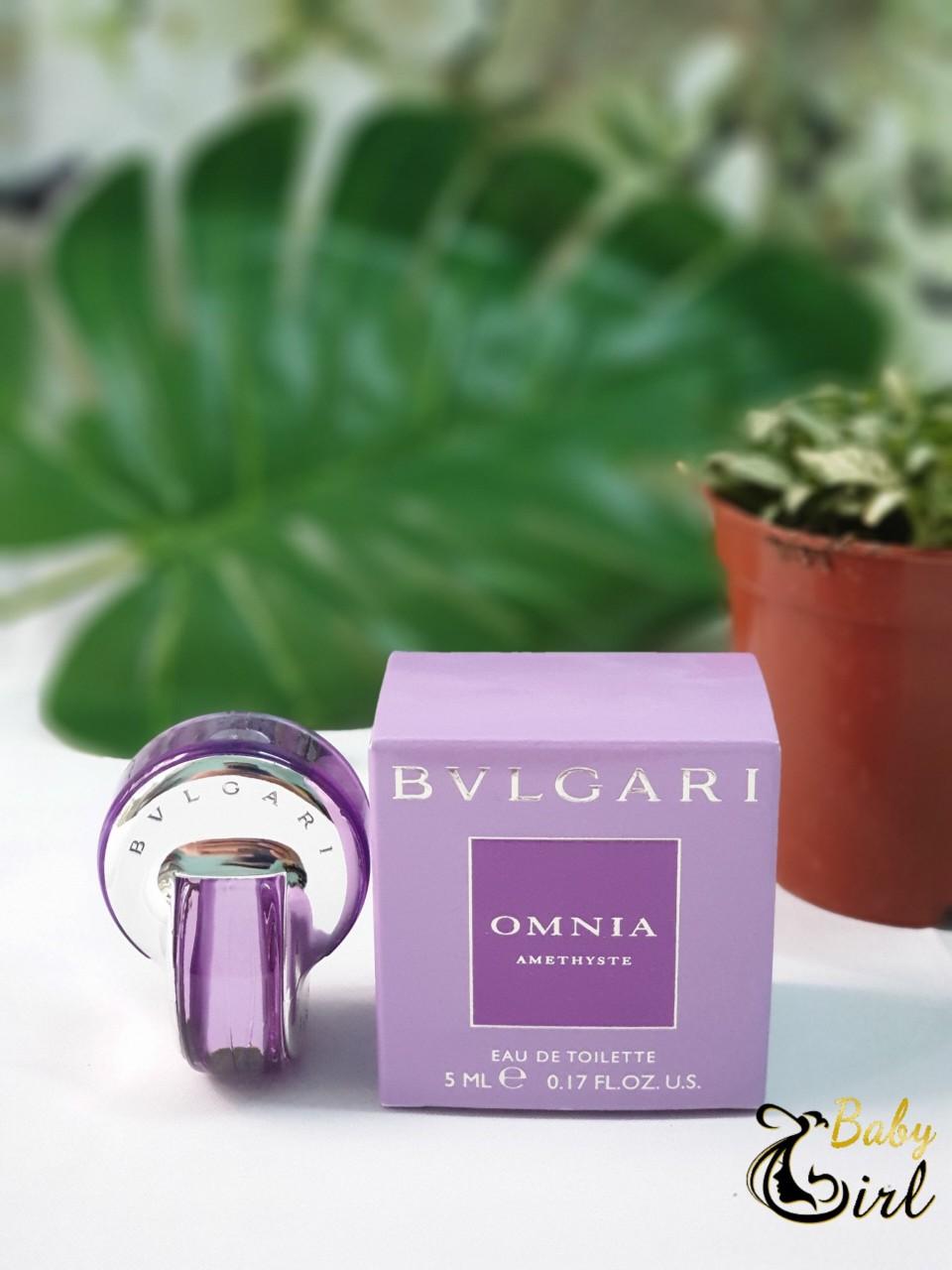 Nước hoa mini nữ BVLgari tím Omina Amethyste
