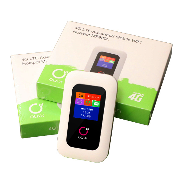 Bộ phát Wifi 4G OLAX MF980L 150Mbps màn hình LCD