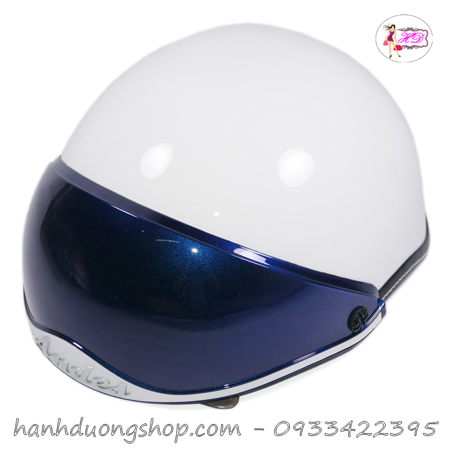 [HCM]Nón bảo hiểm chính hãng Andes mũ bảo hiểm dấu kính bên trong làm từ nhựa ABS nguyên sinh chống va đập cực tốt
