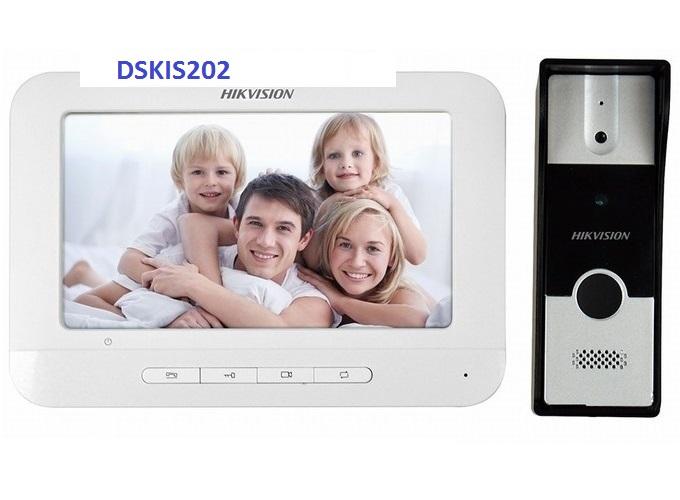 Bộ chuông cửa màn hình màu analog hikvision ds-kis202
