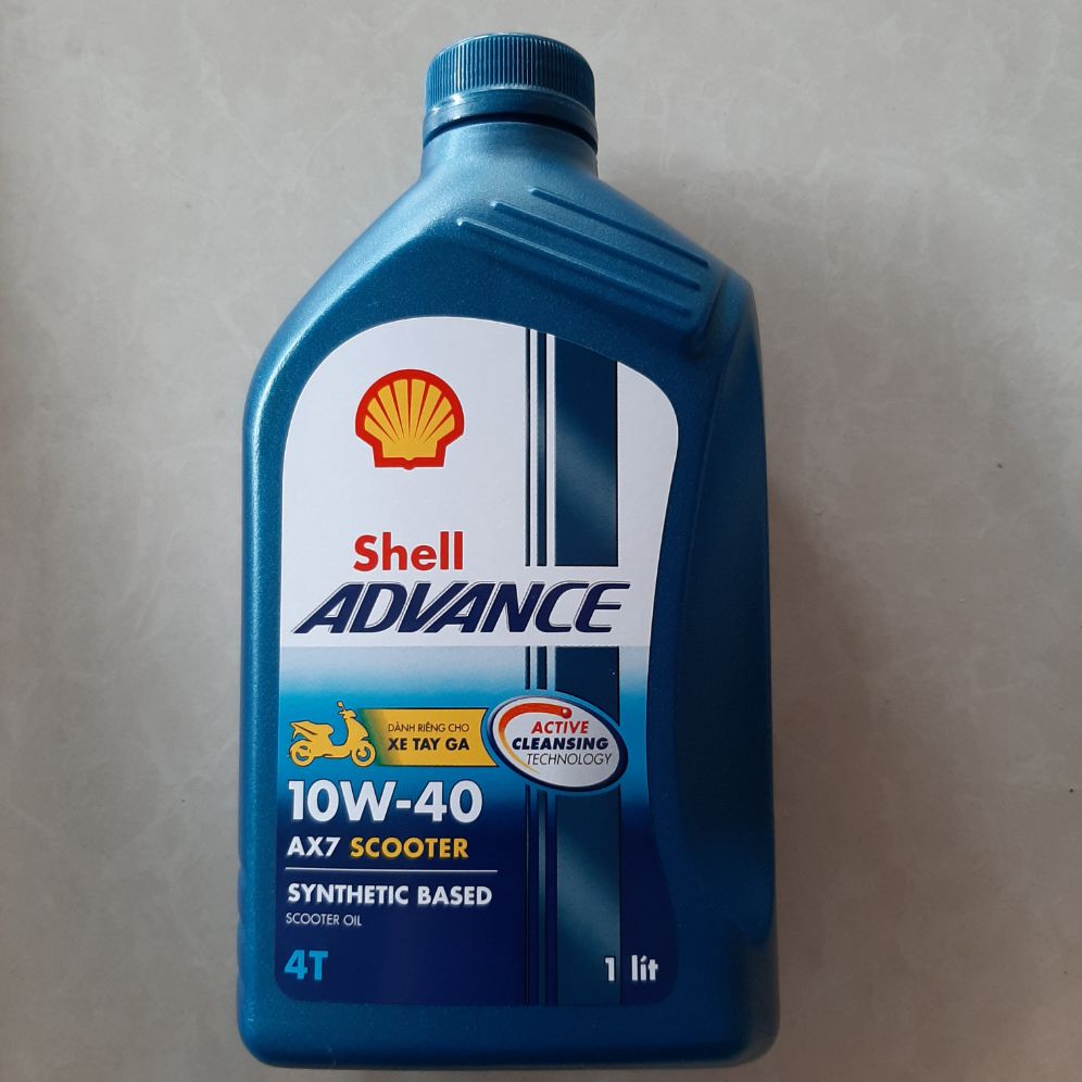 Nhớt Shell Advance AX7 Scooter 10W40 1L