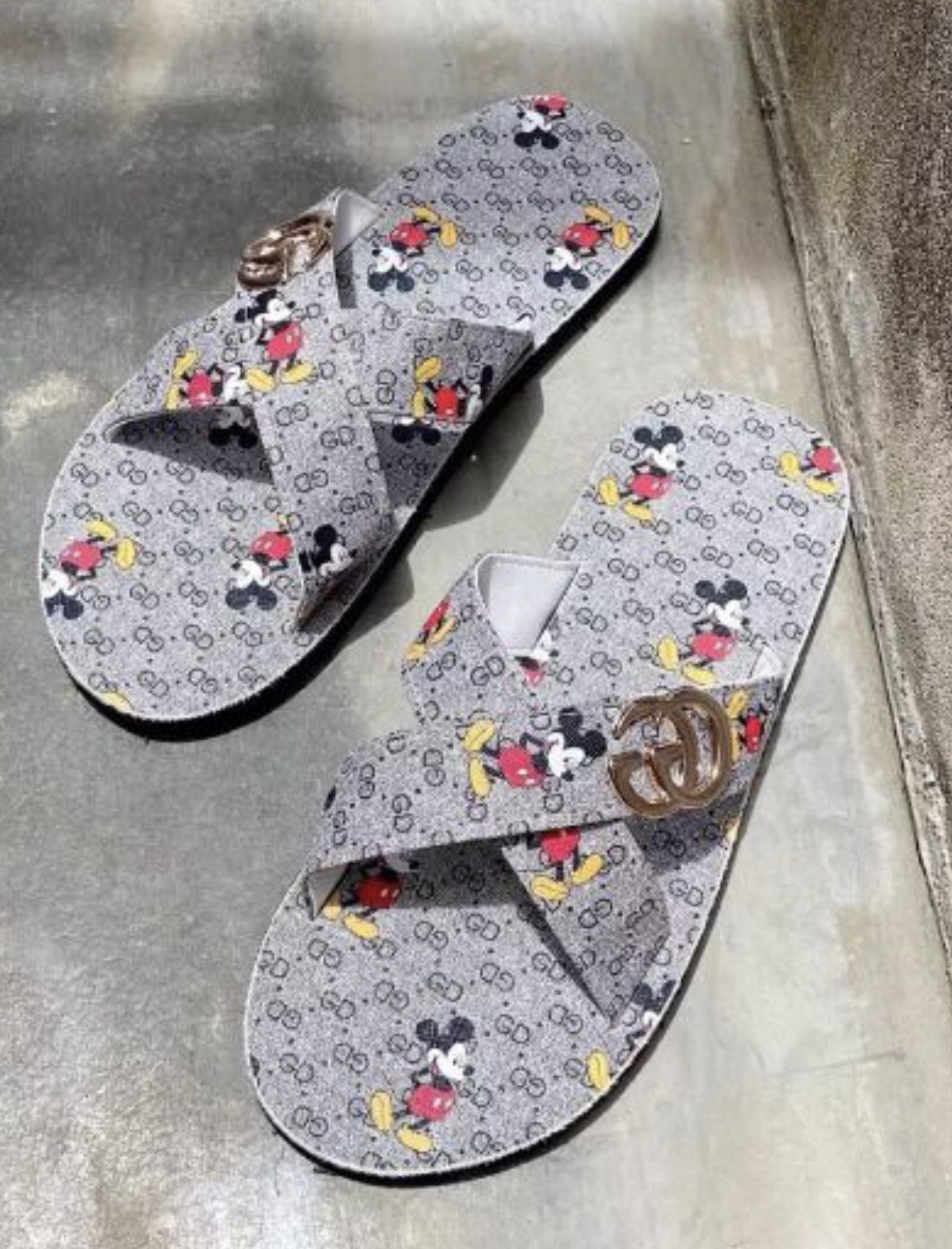 [FREESHIP + HOÀN TIỀN 50K] Dép Sandanl đồng nai ( đế màu xám micky quai cùng màu ) size từ 34 nữ đến 42 nam