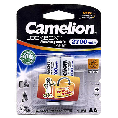 Pin sạc camelion aa 1.2v 2700 mah