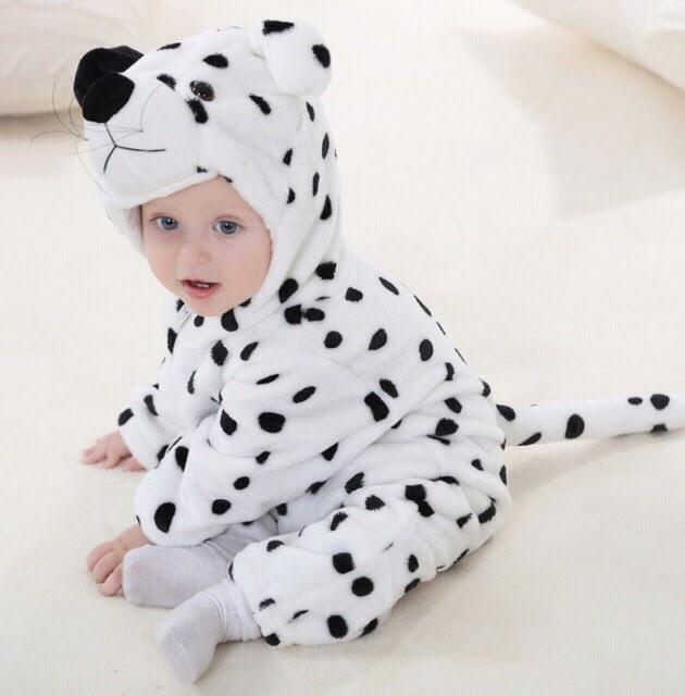 [HCM]Bộ body hình chó đốm cho bé trai và gái 0-24 tháng  tuổi