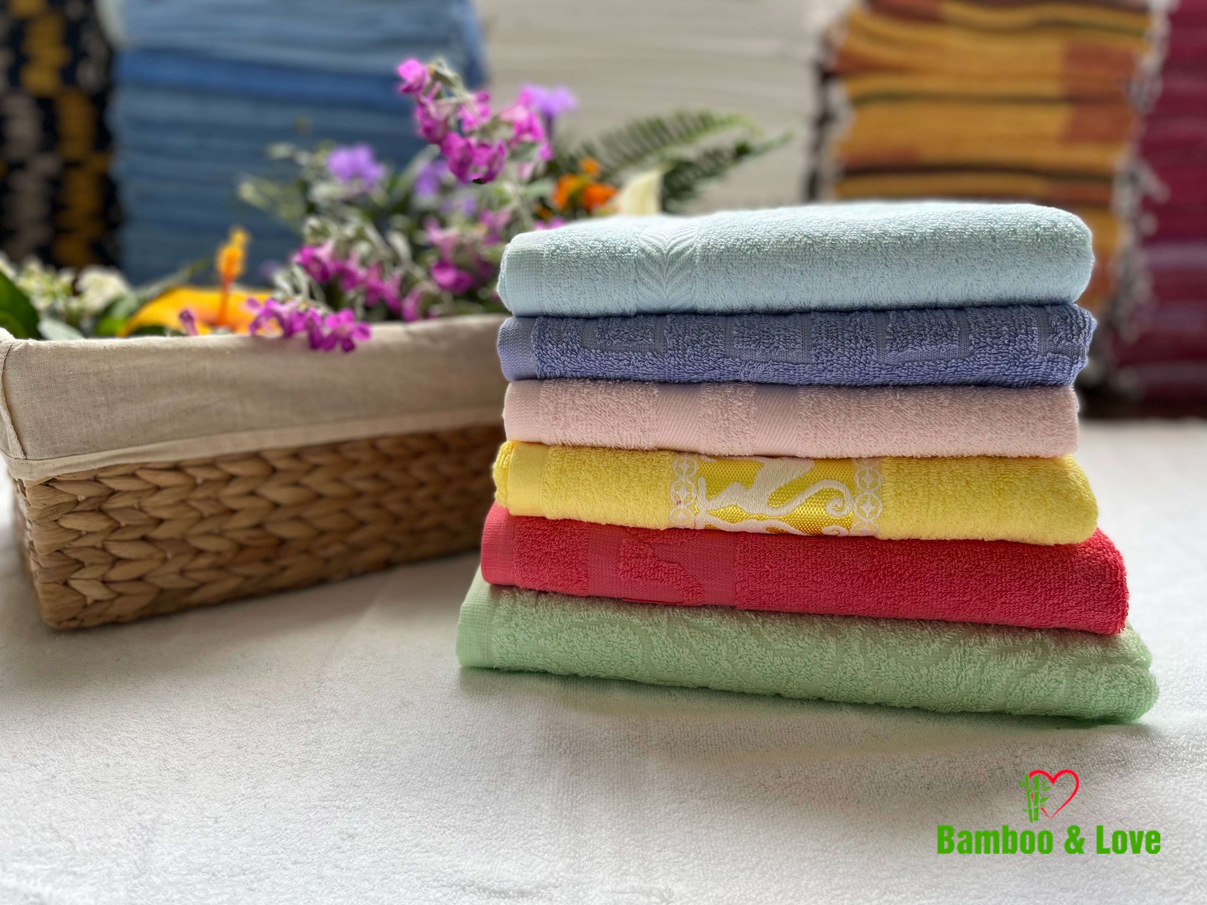 Khăn tắm cotton 50x100, 60x80, 60x120, 70x140cm
