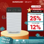 Máy lọc không khí SUNHOUSE SHD-15AP9715 - Hệ thống 3 màng lọc tiên tiến - Lọc sạch bụi mịn Bảo vệ sức khỏe - Bảo hành 12 tháng
