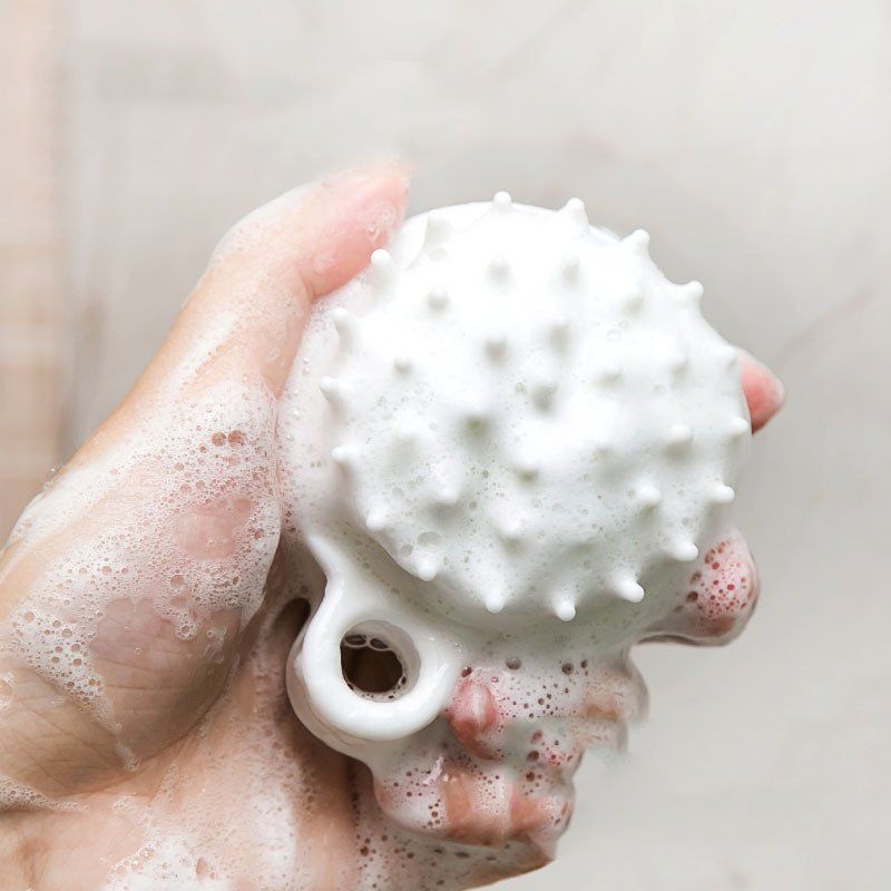 Lược gội đầu Silicone Nhật - mát xa da đầu - giảm rụng tóc - kích thích mọc tóc Lược gội đầu silicon XUẤT NHẬT mát xa da đầu khi tắm siêu tiện ích