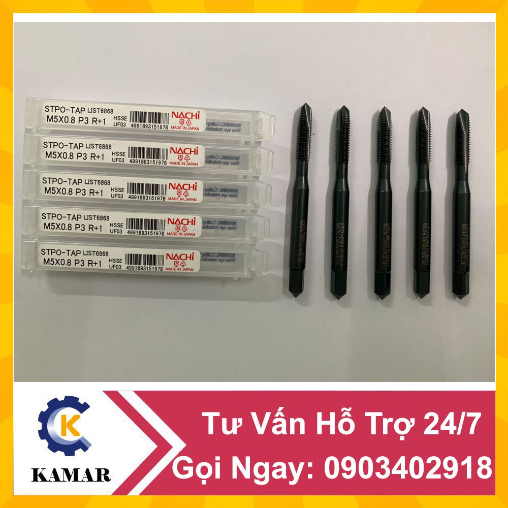 Mũi taro nachi m5x0.8