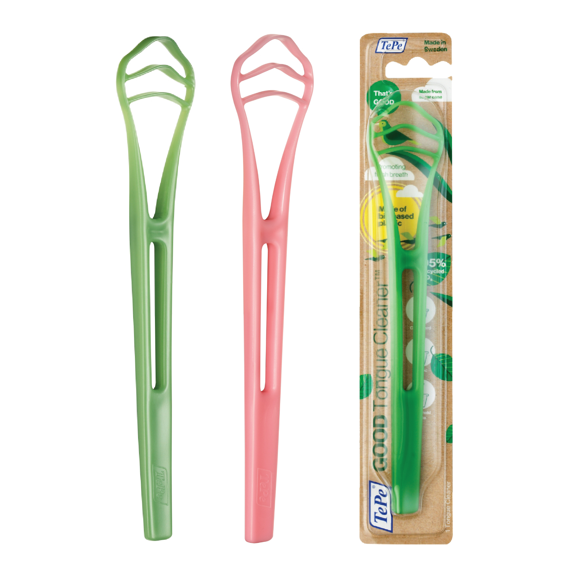 Cây cạo lưỡi ngăn ngừa hôi miệng, thân thiện với môi trường Tepe GOOD Tongue | Oralmart