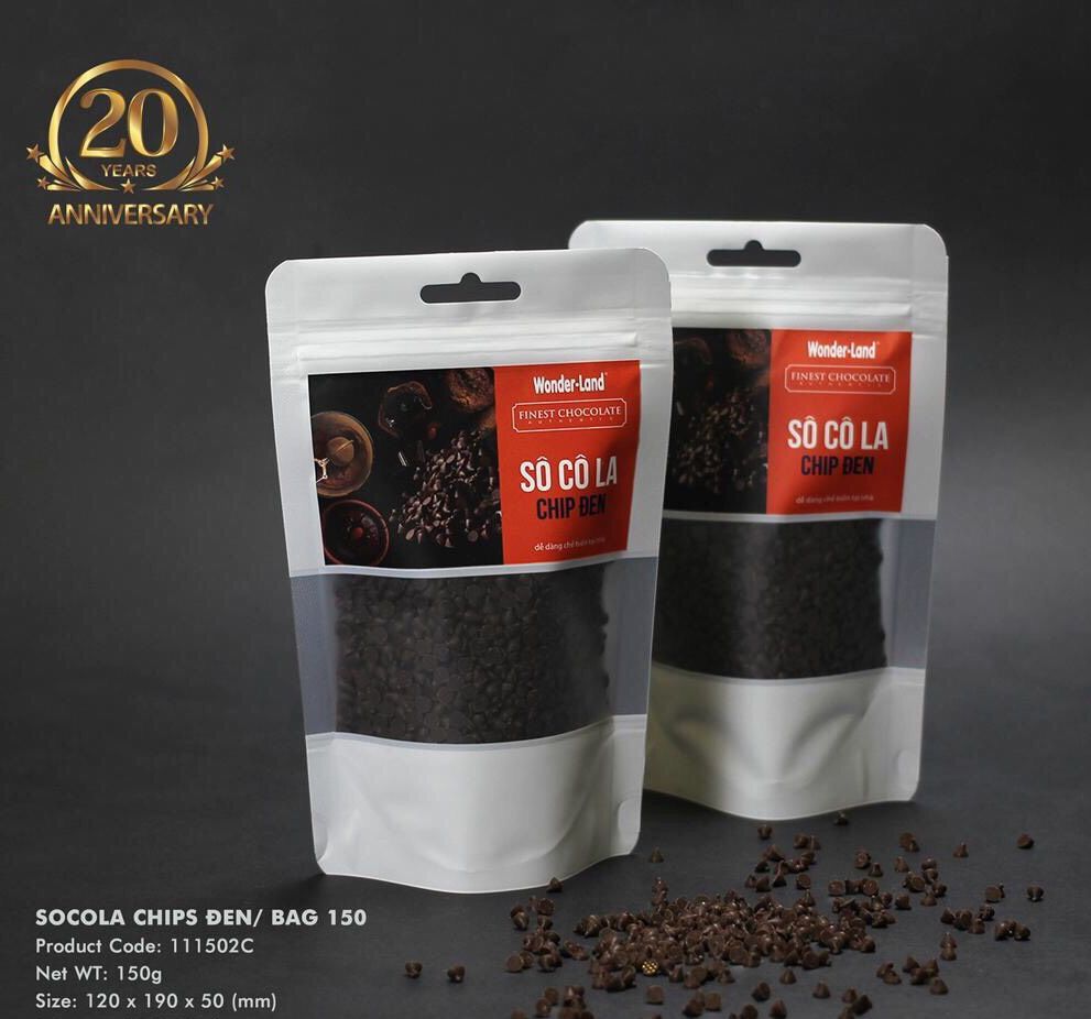 Sô cô la đen chip / bag 150gr
