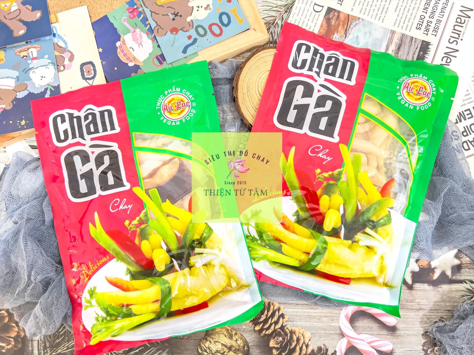 Chân gà chay âu lạc món chay lạ miệng thêm ngon bịch 225g