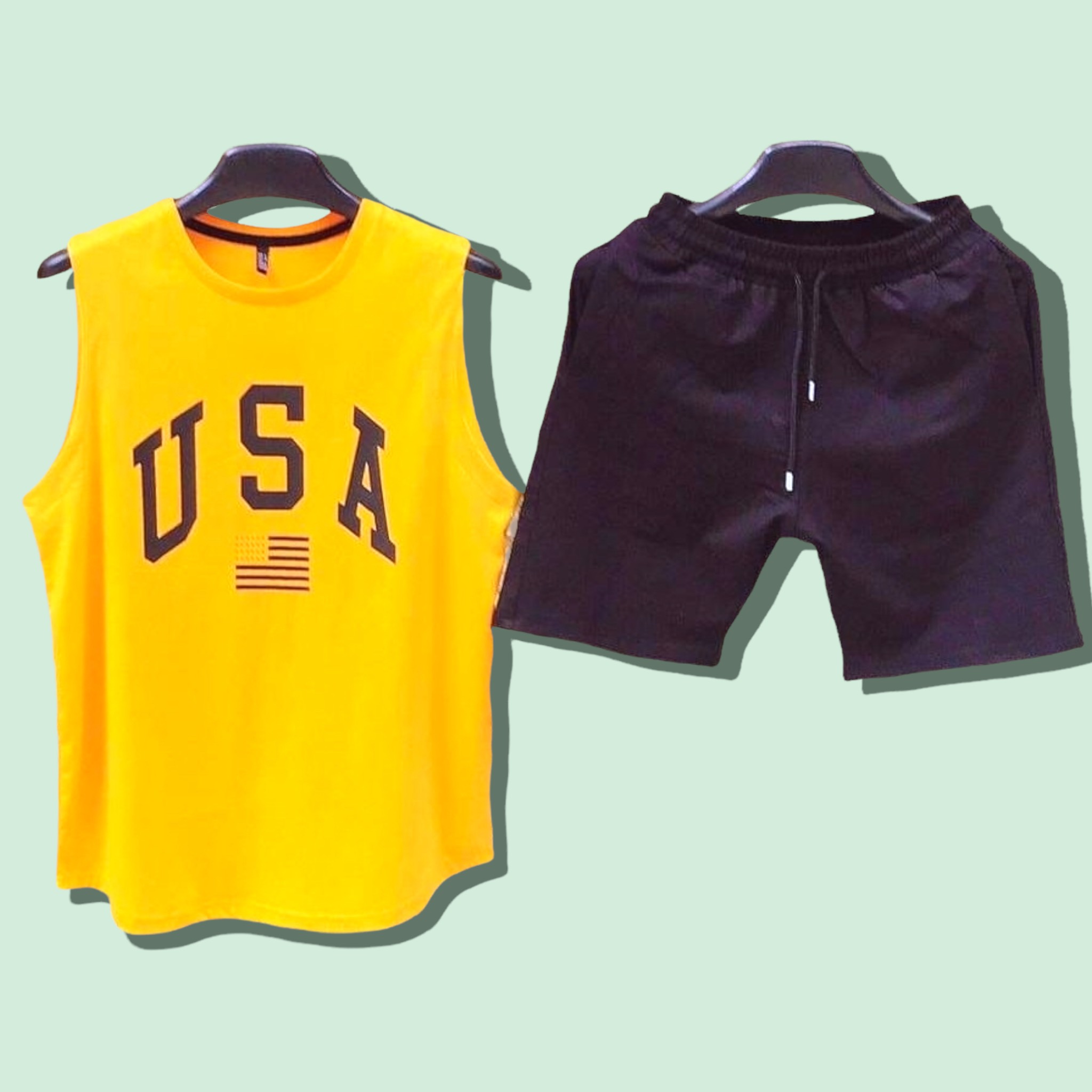 Nguyên bộ thể thao nam chất thun lạnh mềm mịn thoáng mát. đồ bộ thể thao nam tập gym , mặc đi đá bóng hay đi chơi bóng rỗ đều được