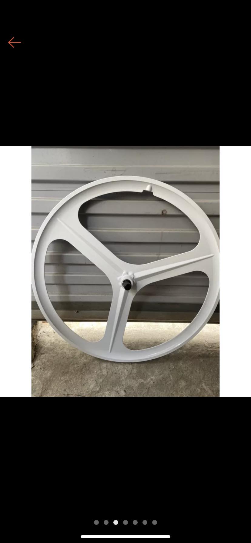 Vành 3 đao nhôm bánh trước cho xe đạp Fixed Gear