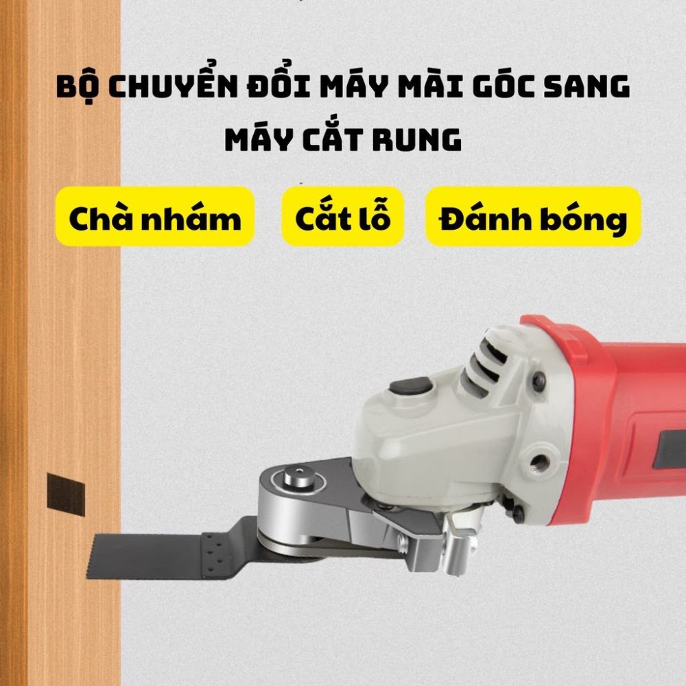 [HOT] Bộ chuyển đổi máy mài thành máy cắt rung đa năng ( Lắp cho máy mài góc cầm tay trục M10
