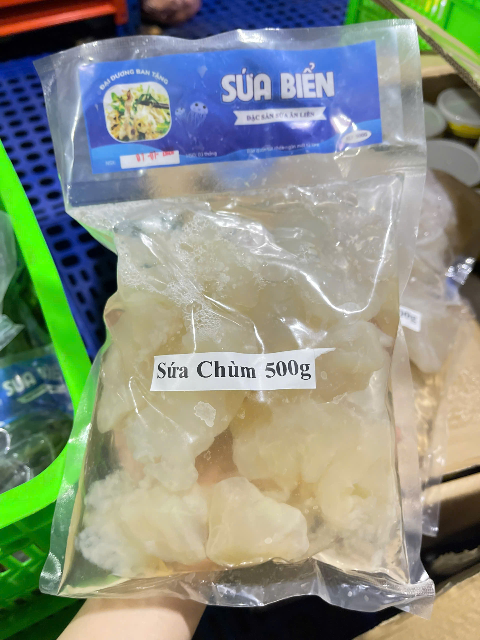 Sứa Chùm đã Xã Mặn - Bịch 500gram luôn nước 1kg