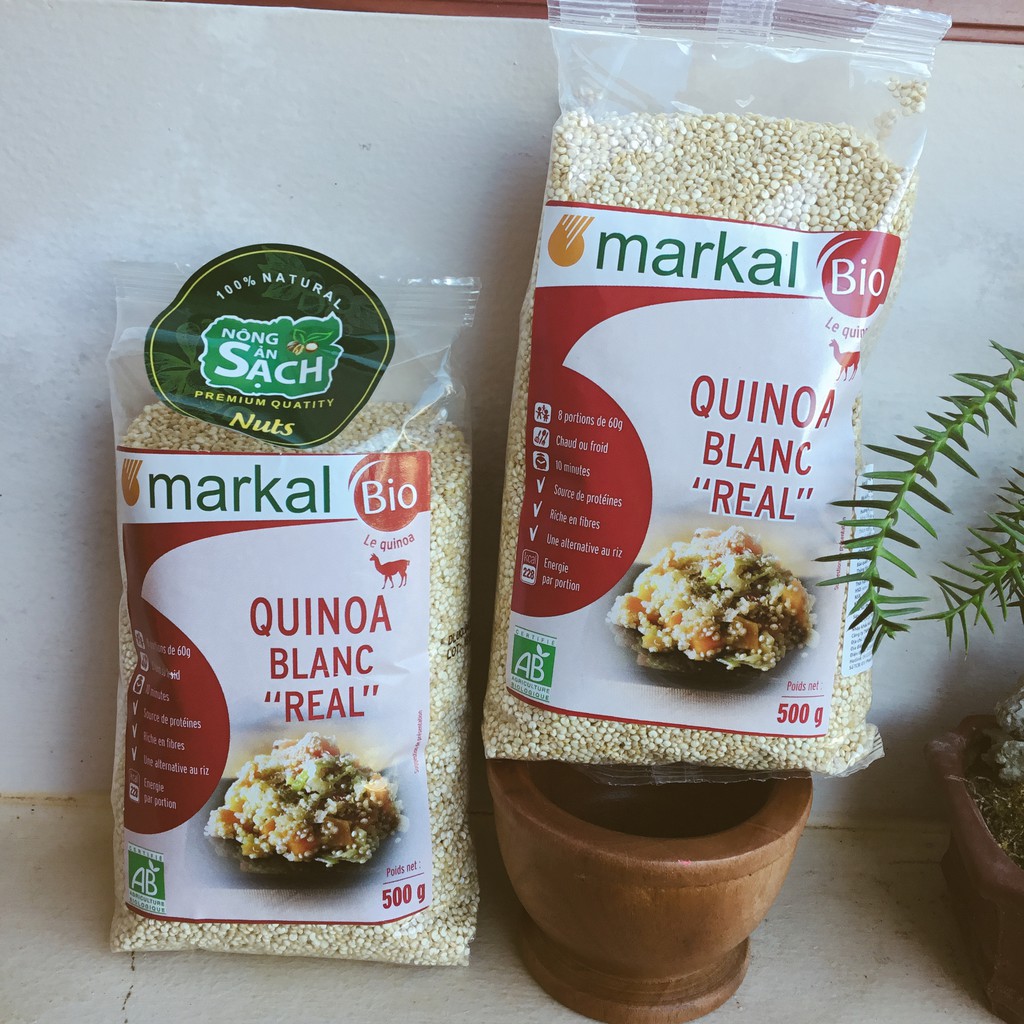 500g diêm mạch trắng markal hữu cơ không biến đổi gen - nhập khẩu pháp chính hãng