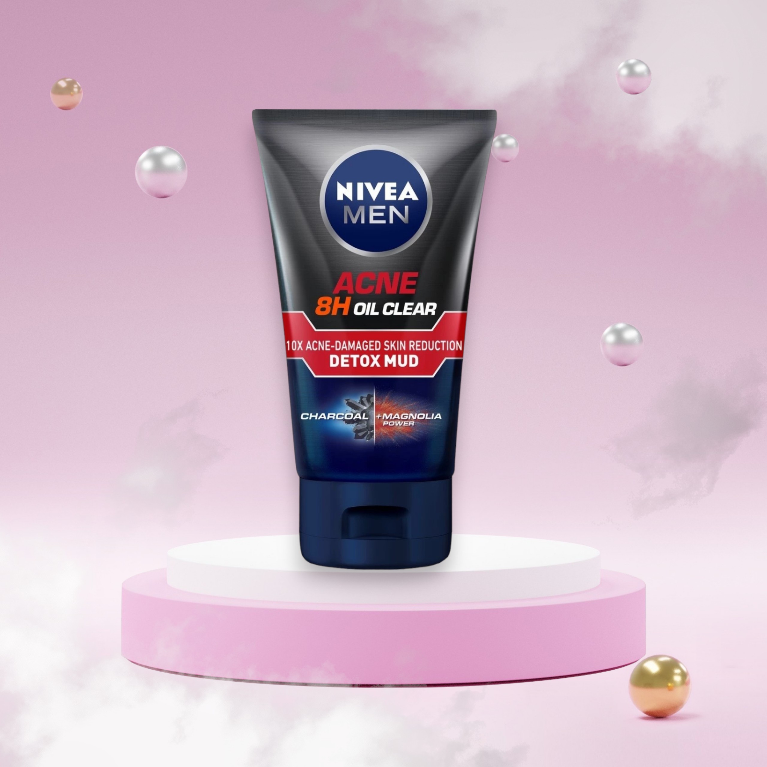 Sữa rửa mặt bùn khoáng Nivea Men kiểm soát nhờn & ngừa mụn 100g