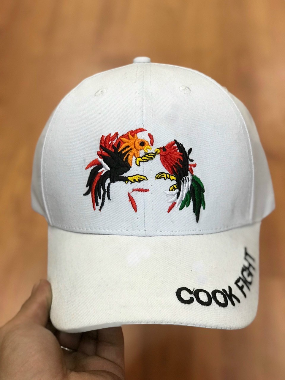(SALE ) Mũ lưỡi trai thêu logo Con Gà, Nón kết kaki Nam Nữ thời trang
