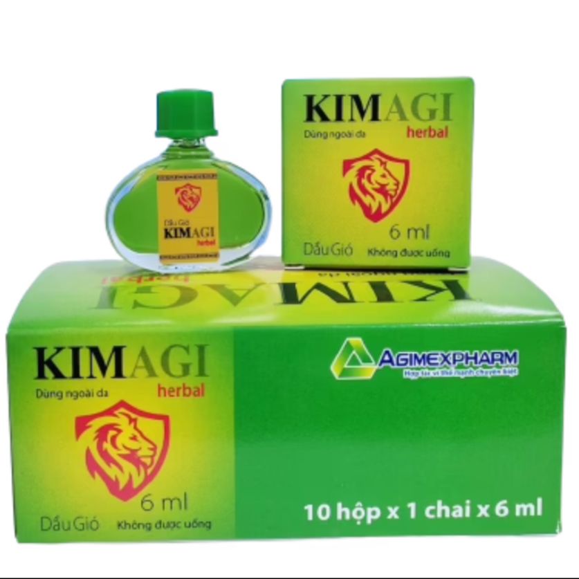 DẦU GIÓ KIMAGI thoa ngoài  da - Mùi hương nguyên bản dầu gió KIM, lưu hương lâu, giá gốc tận xưởng (Hộp 10 chai)