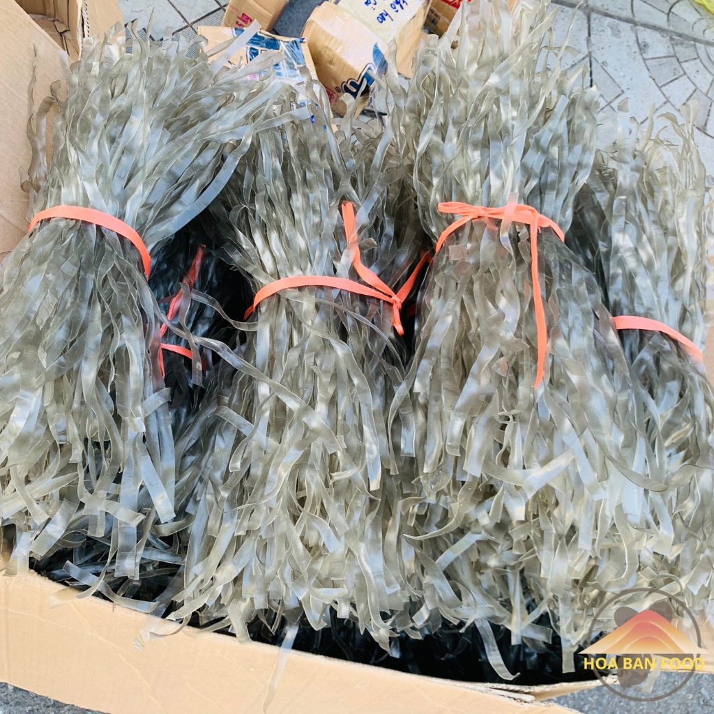 Miến dong thái tay sợi to Điện Biên HOA BAN FOOD loại 1. Đặc sản Miến dong Tây Bắc, miến rong, miến giong, miếng dong Mường Phăng thái tay thủ công