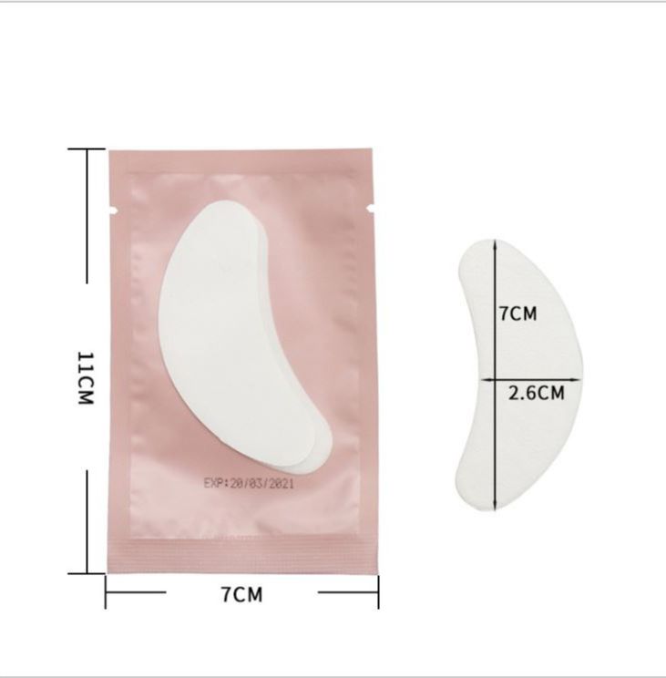 Miếng dán mi dưới Gel pad hồng, gelpad dán mi dưới 1 túi 2 miếng