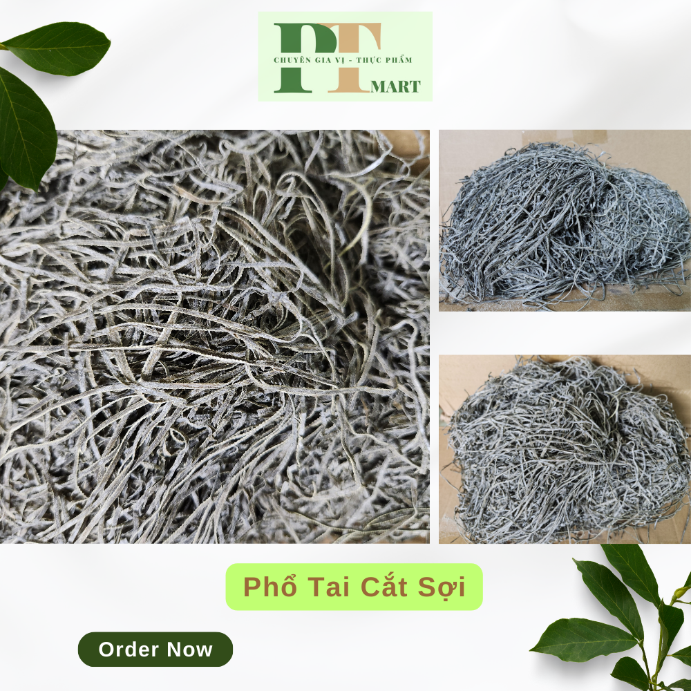 1kg Phổ tai cắt sợi. Nguyên liệu nấu chè, hầm canh, gỏi