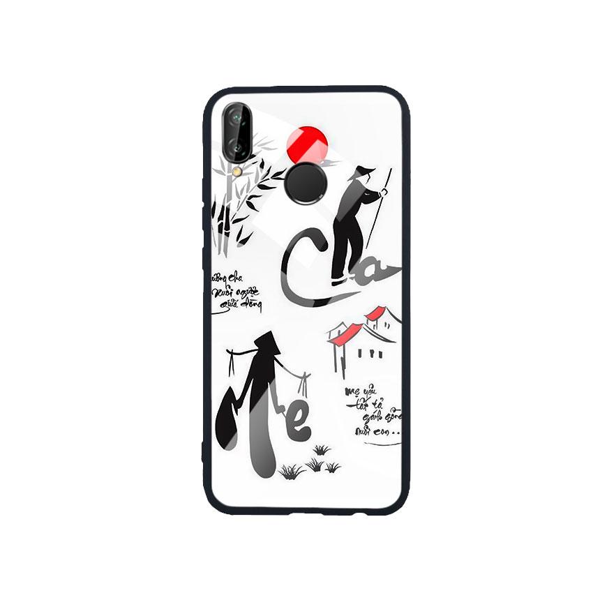 Ốp lưng huawei nova 3e - mặt kính cường lực - 03037 0391 chame02